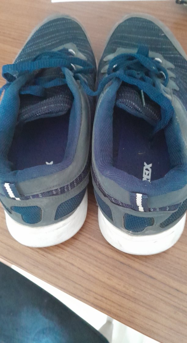 Mavi Gri Erkek Elastik Bağcıklı Spor Ayakkabı - Görsel 3