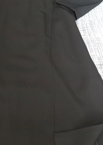 Abiye Elbise  Isvicre Mali Siyah Uzun Kollu Astarli,44 beden - Görsel 4