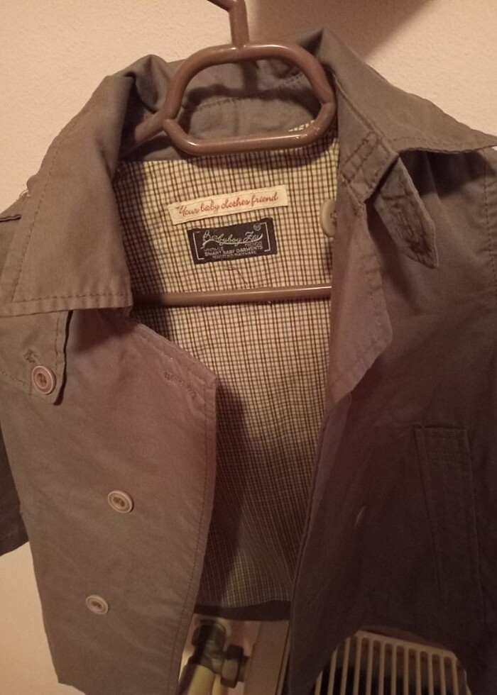 Bebek 2/3 yaş/92  yaş yağmurluk kapisonlu ceket - Görsel 4