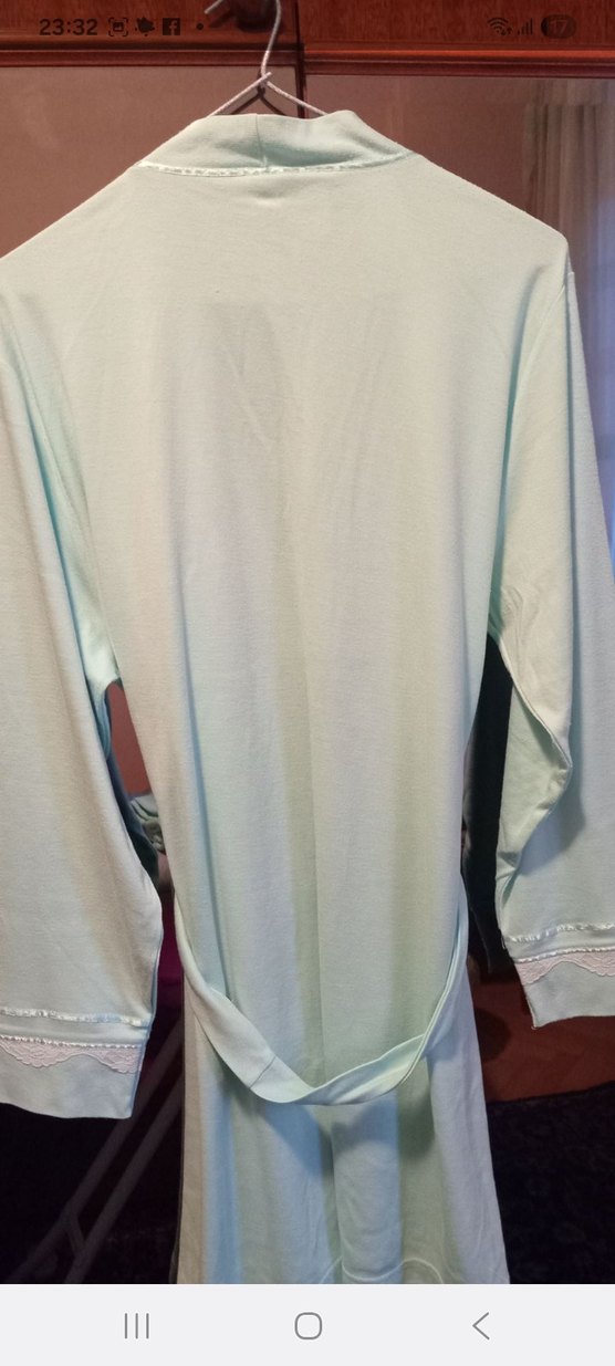 Kadın Kimono Uzun Kollu turkuaz - Görsel 3