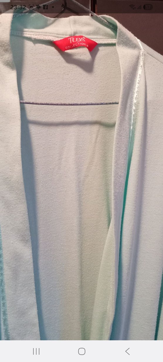 Kadın Kimono Uzun Kollu turkuaz - Görsel 2