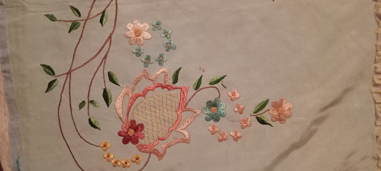 antika sandıktan çıkma kirlent,yastik kilifi - Görsel 4