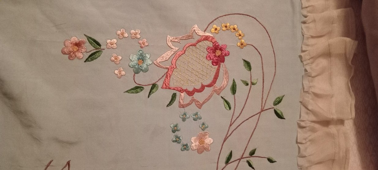 antika sandıktan çıkma kirlent,yastik kilifi - Görsel 3