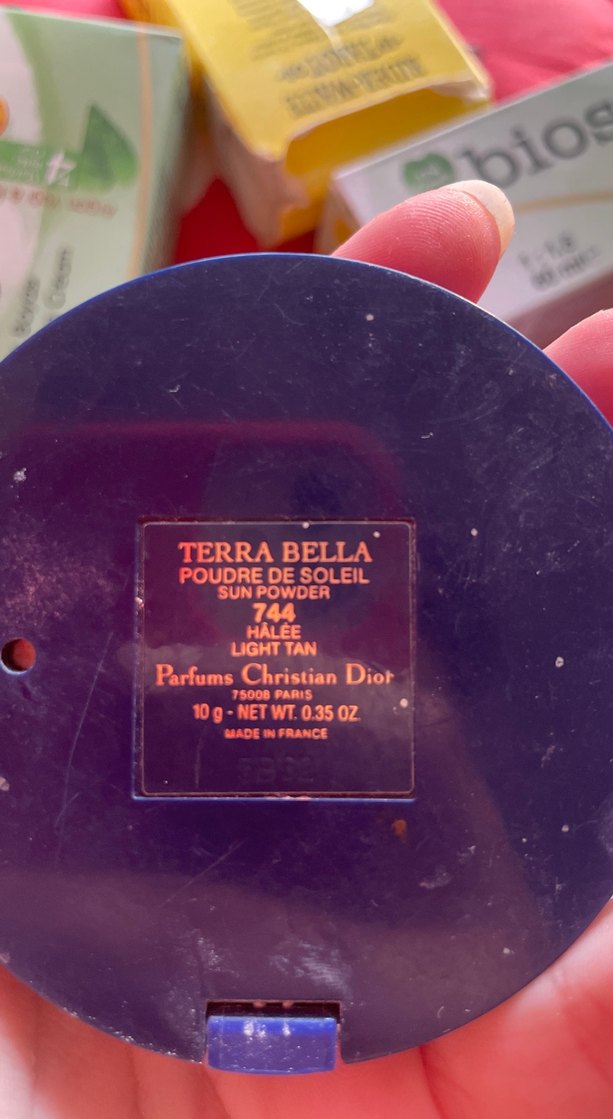 Christian Dior Parlak Mavi makyaj aynası - Görsel 2