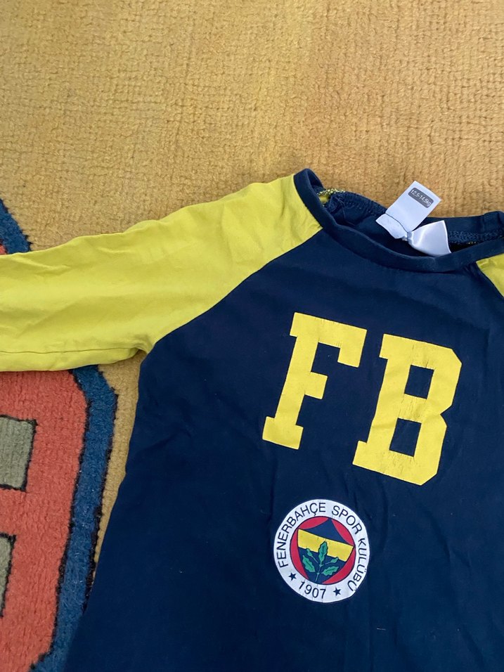 Uzun Kollu Erkek Çocuk Sweatshirt FB Baskılı - Görsel 2