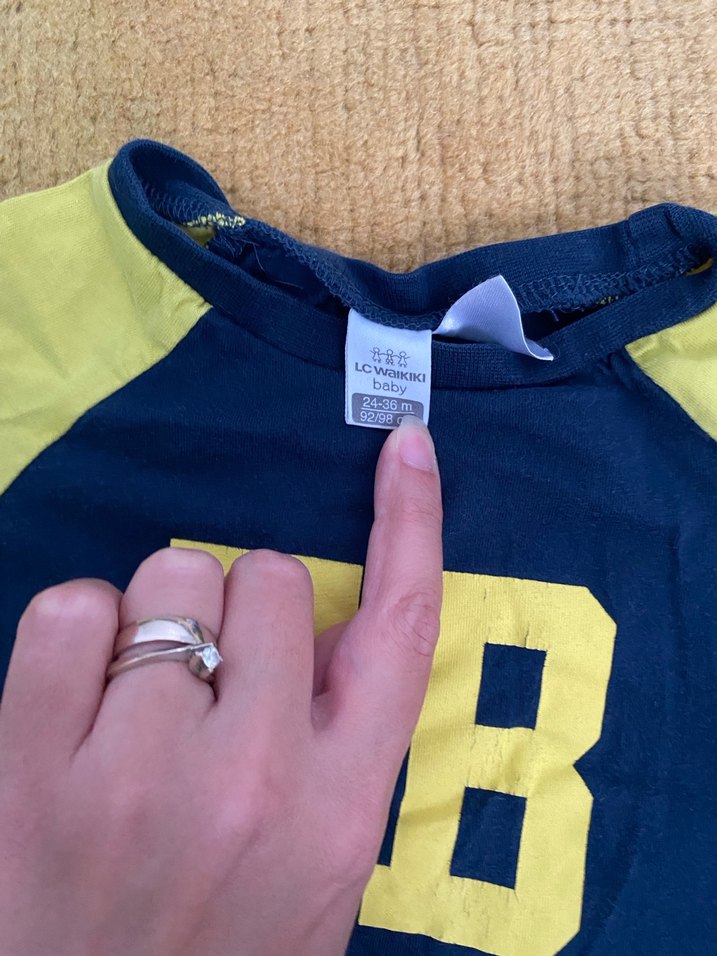 Uzun Kollu Erkek Çocuk Sweatshirt FB Baskılı - Görsel 3