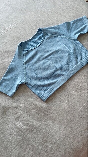 Mavi spor crop bluz