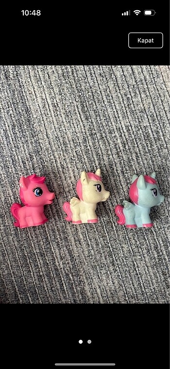  Beden Pollypocket set uclu pony ve 2lı pony set