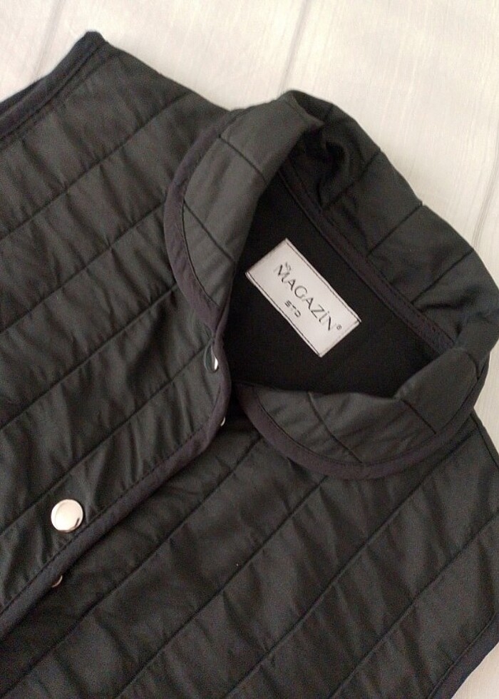 Kadın uzun yelek - Görsel 2