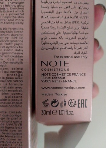 Note Cosmetique 3ü1 Arada BB Krem SPF50 - Görsel 6