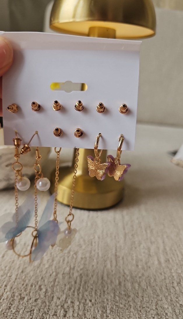 Bohem Tarz Mini Boncuklu Çok Renkli Küpeler - Görsel 3