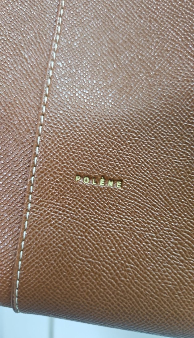Polene Kahverengi Deri Kadın Omuz Çantası - Görsel 2