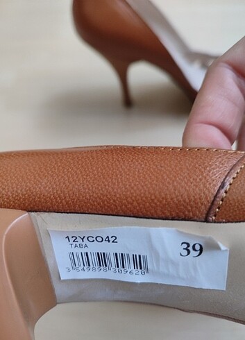 39 Beden camel Renk Topuklu ayakkabı