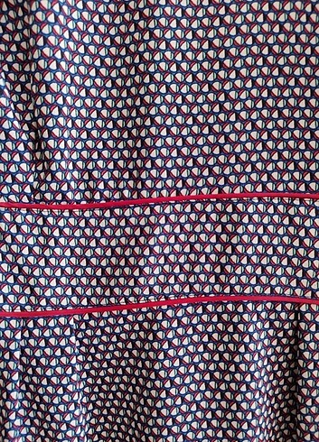 Zara Desenli kol detaylı elbise