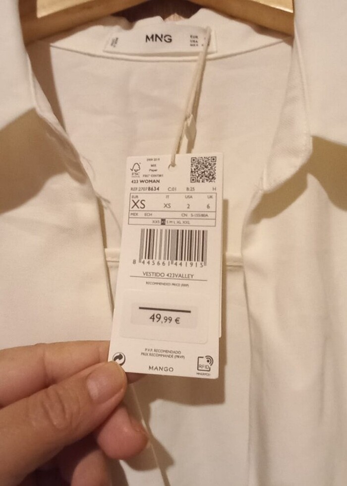 Mango uzun elbise  - Görsel 2