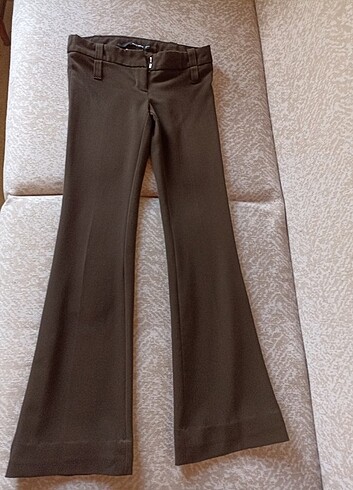 Retro kumaş pantolon