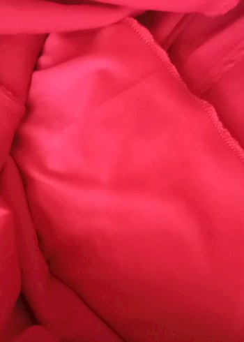 Kırmızı Drapeli Uzun Abiye Elbise - Görsel 8