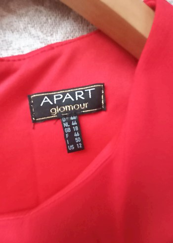 Kırmızı Drapeli Uzun Abiye Elbise - Görsel 10