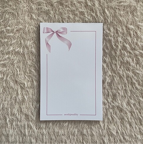 Coquette Notepad