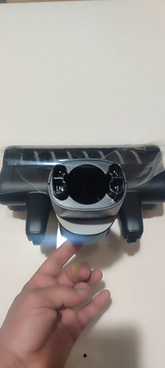 LED Işıklı Siyah Elektrikli Süpürge Başlığı - Görsel 5