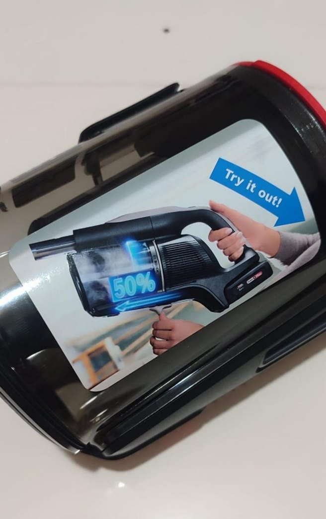 Kırmızı-Gri Süpürge Toz Haznesi ve Filtre - Görsel 2