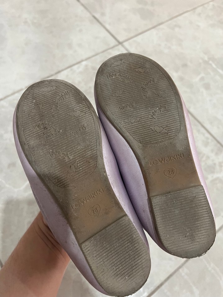 Kız Çocuk Pembe Baskılı Babet Ayakkabı - Görsel 4