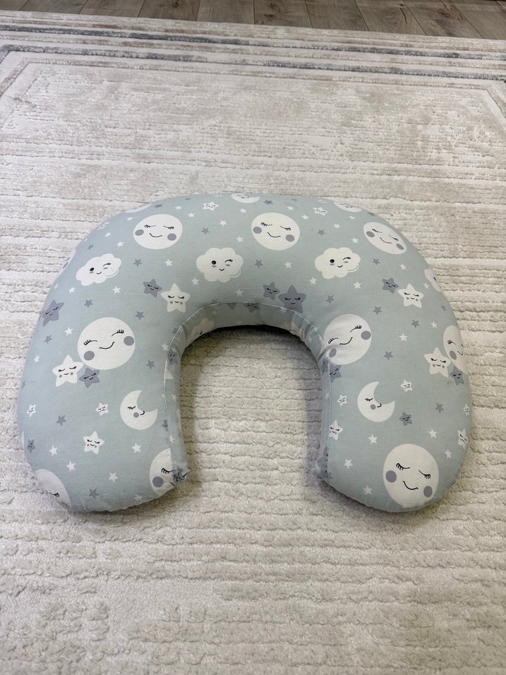 Gri Desenli Emzirme ve Hamilelik Yastığı çok kaliteli - Görsel 2