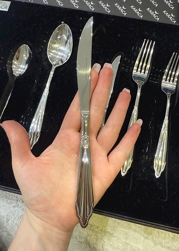 Karaca 84 parça 12 kişilik çatal bıçak kaşık takımı - Görsel 4