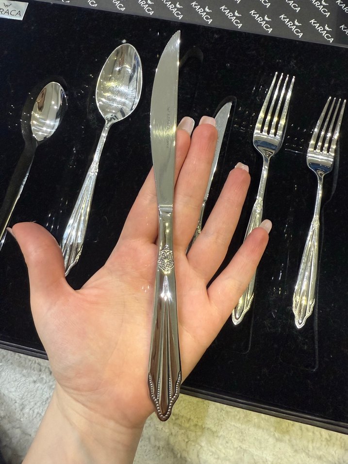Karaca 84 parça 12 kişilik çatal bıçak kaşık takımı - Görsel 4
