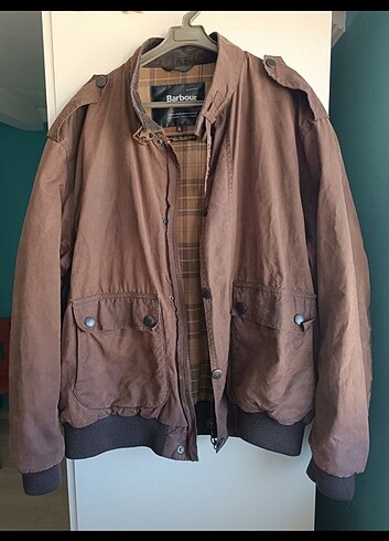 Barbour wax flyer ceket