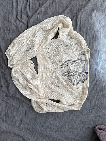 Koton crop dokuma bluz