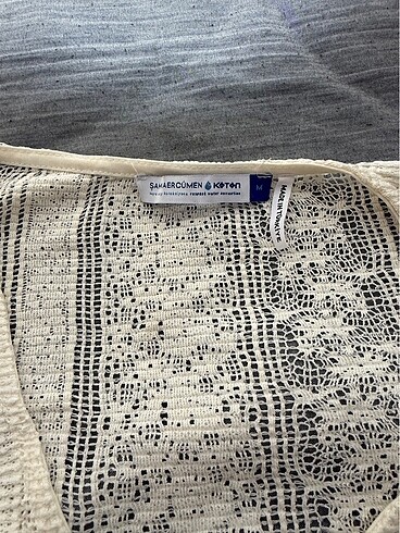 Koton Koton crop dokuma bluz