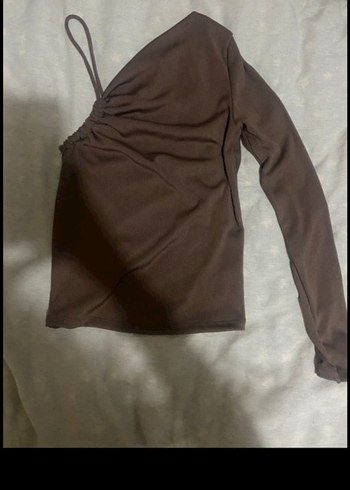 Kadın Kahverengi V Yaka İnce Askılı Atlet - Görsel 4