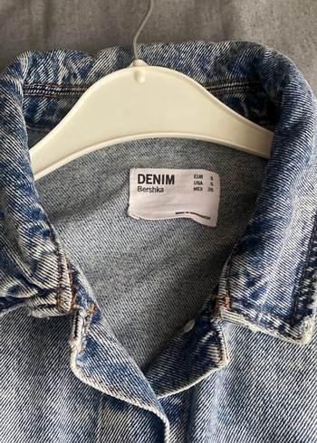 Gri Düğmeli Kadın Denim Ceket - Görsel 2