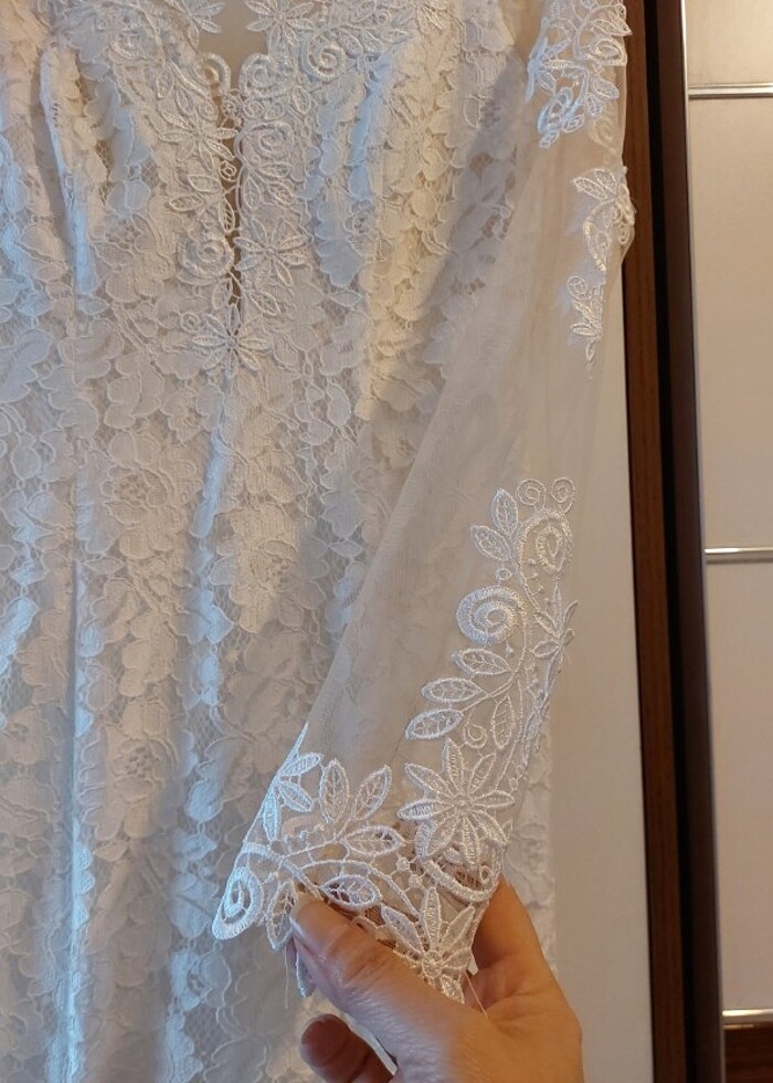 gelinlik dügün nikah elbisesi - Görsel 4