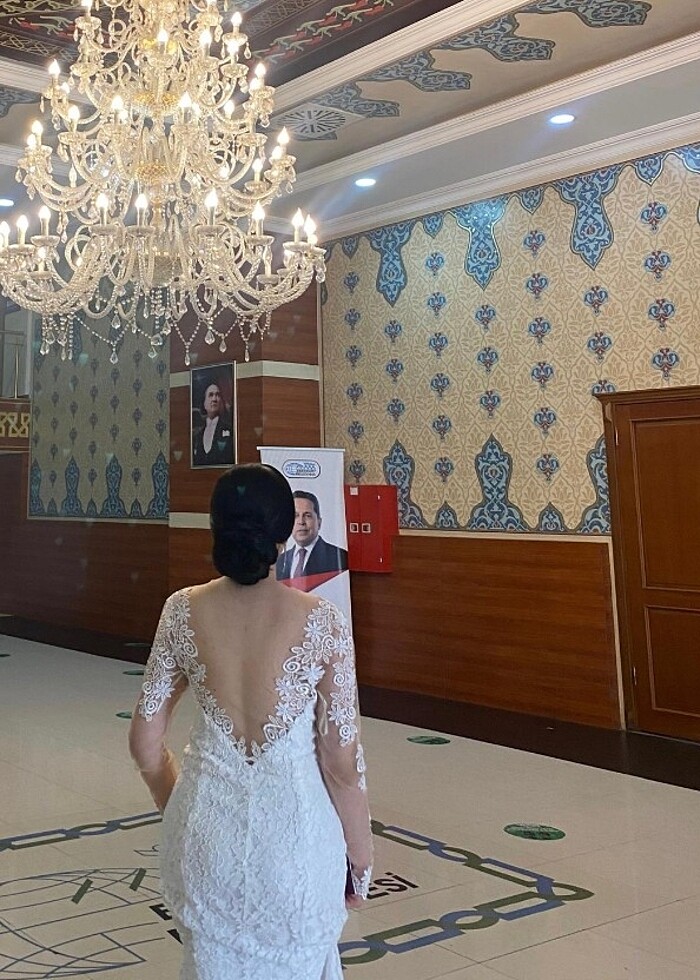 gelinlik dügün nikah elbisesi - Görsel 2