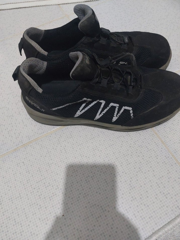 Siyah Gri iş ayakkabısı  SWOLX Spor Outdoor önü korunaklı - Görsel 5