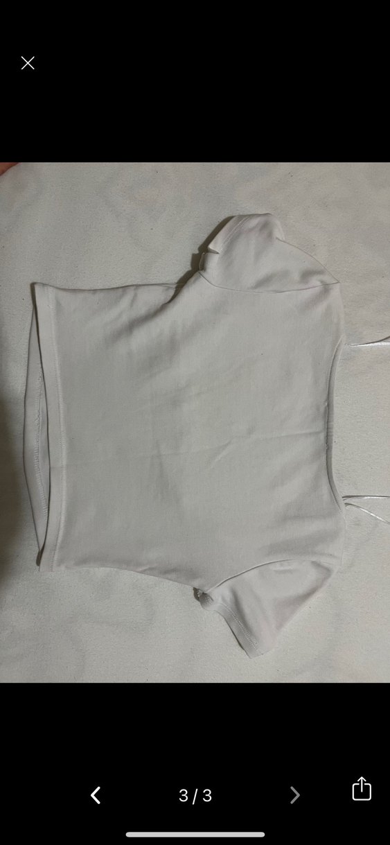 Zara eski sezon crop - Görsel 3