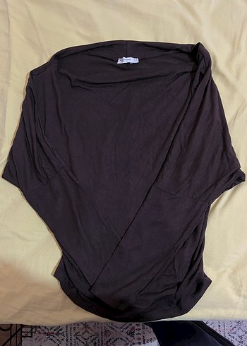 Stradivarius asimetrik yaka bluz - Görsel 2