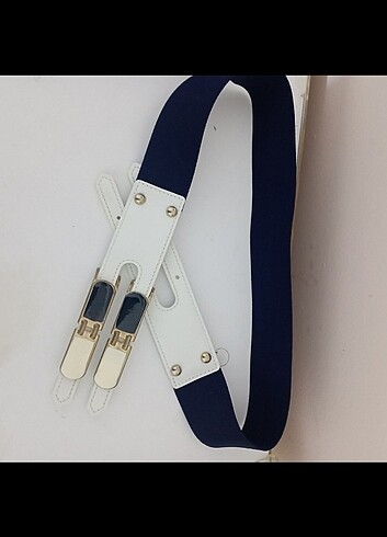 Mavi puantiyeli elbise - Görsel 8