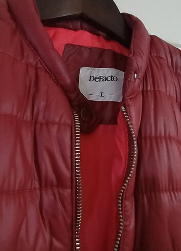 Defacto kırmızı mont - Görsel 4