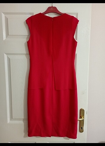 Kırmızı abiye elbise - Görsel 4