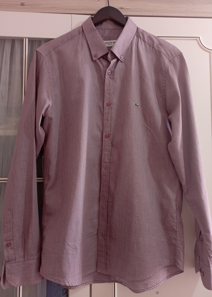 Bordo erkek gömlek - Görsel 2