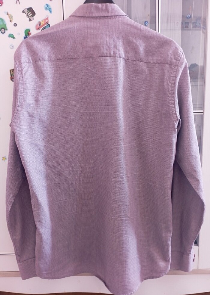 Bordo erkek gömlek - Görsel 4