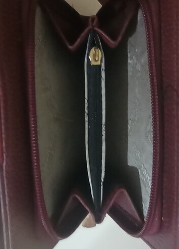 Bordo kadın cüzdan - Görsel 3