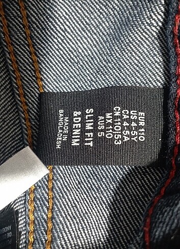 5 Yaş Beden H&M marka erkek çocuk kot pantolon