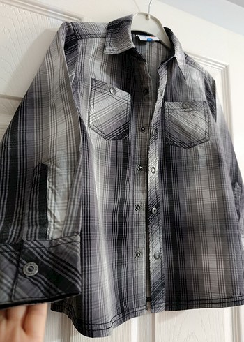 5-6 yaş ile uyumlu erkek çocuk gömleği - Görsel 2