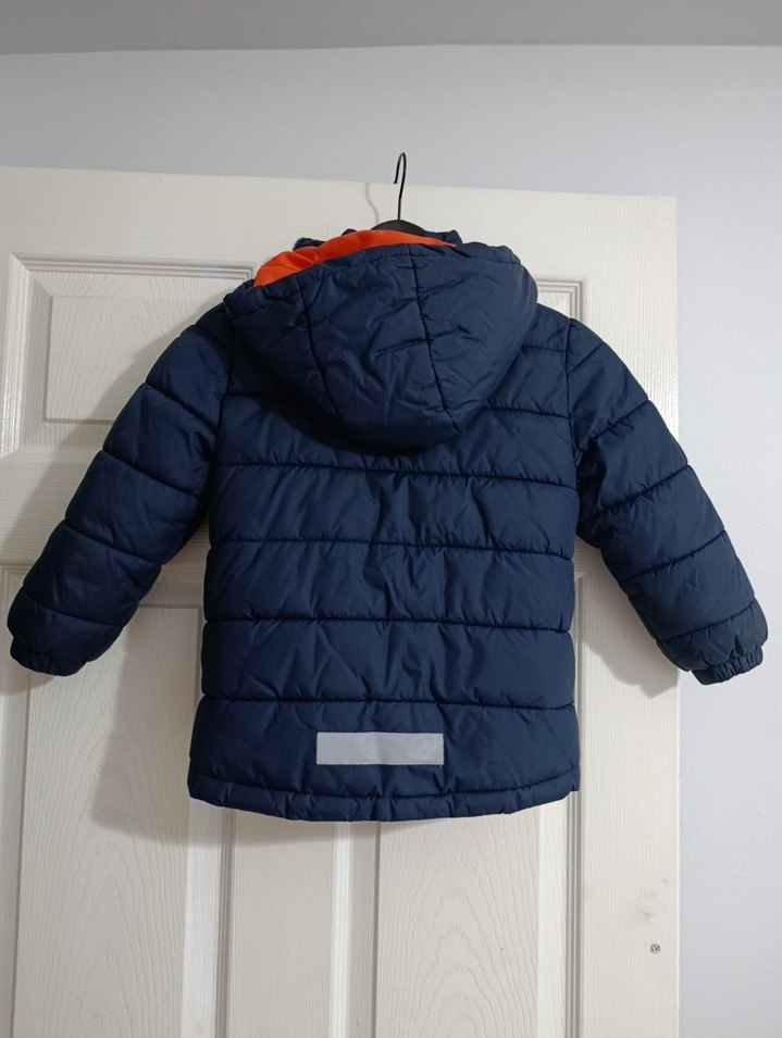 H&M Erkek Çocuk Lacivert Fermuarlı Mont - Görsel 5