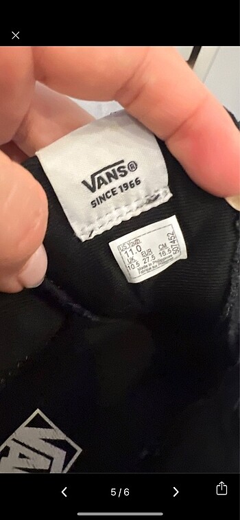 27 Beden vans ayakkabi