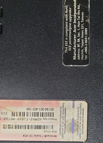  Beden Renk ACER Aspire 5736z SORUNSUZ LAPTOP